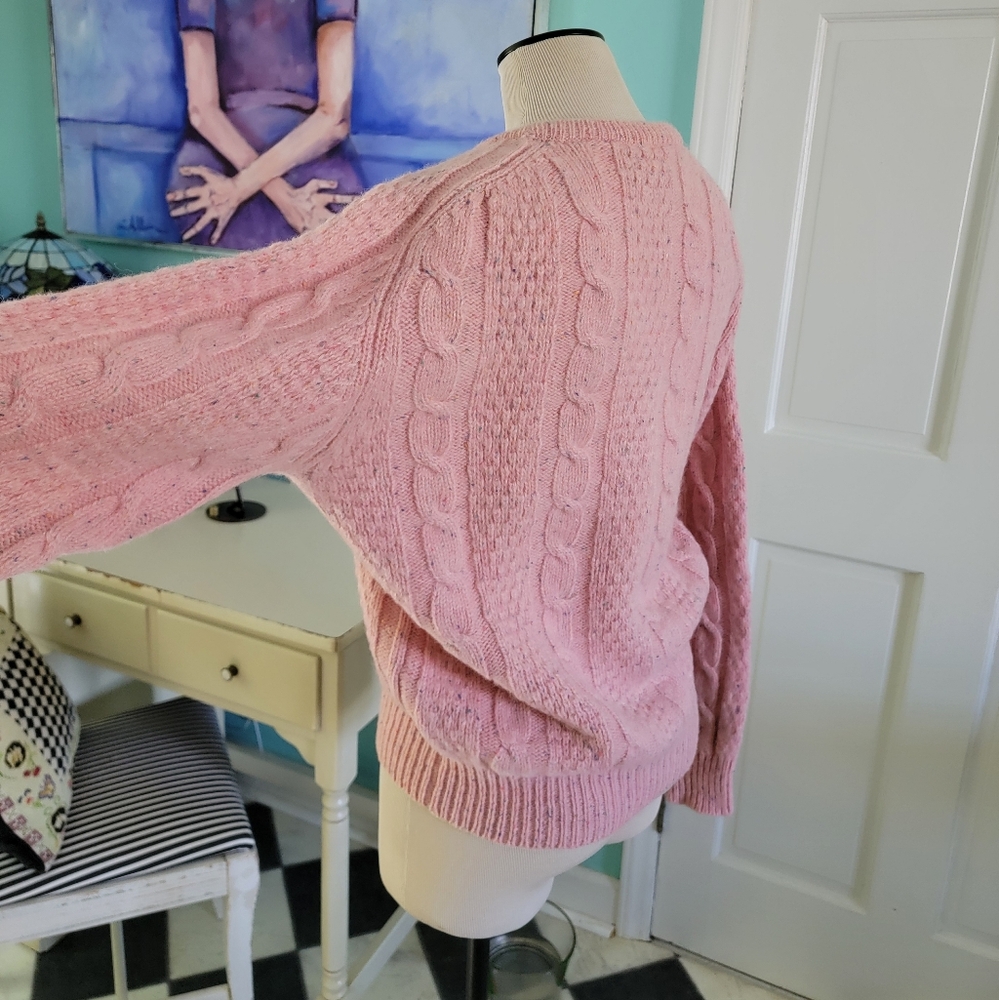 Vintage "Izod Club" Cable Knit Sweater - Picture 3 of 9